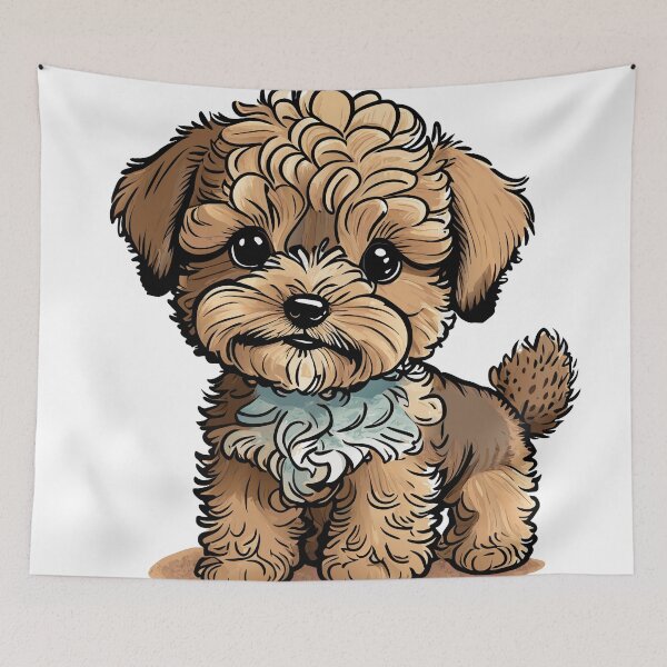 Item preview, Cute Dogs, pumi, Room Decor, Set of Art Prints, Puppies Art, Art Prints designed and sold by ArchieDid.