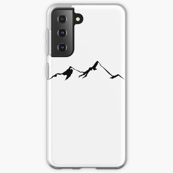 Ski Skiing Mountain Mountains Skiing Skis Silhouette Snowboard Snowboarding Samsung Galaxy Soft Case