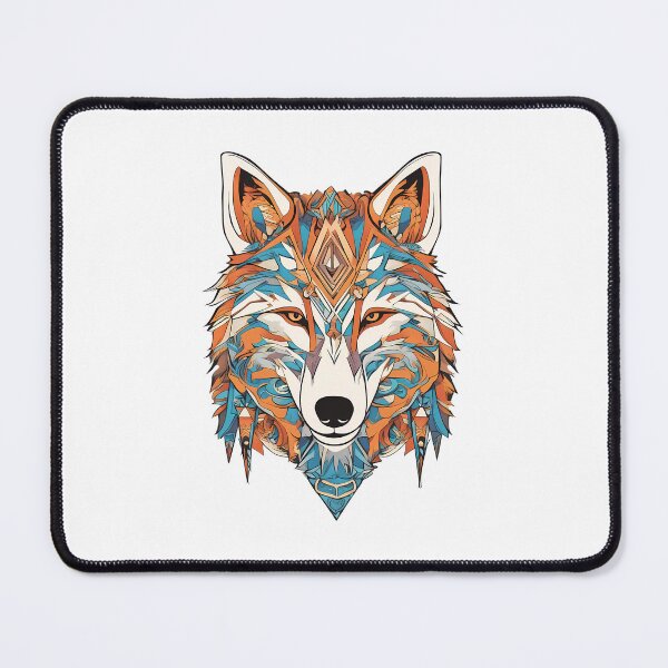 Item preview, Tribal wolf designed and sold by hamishby.