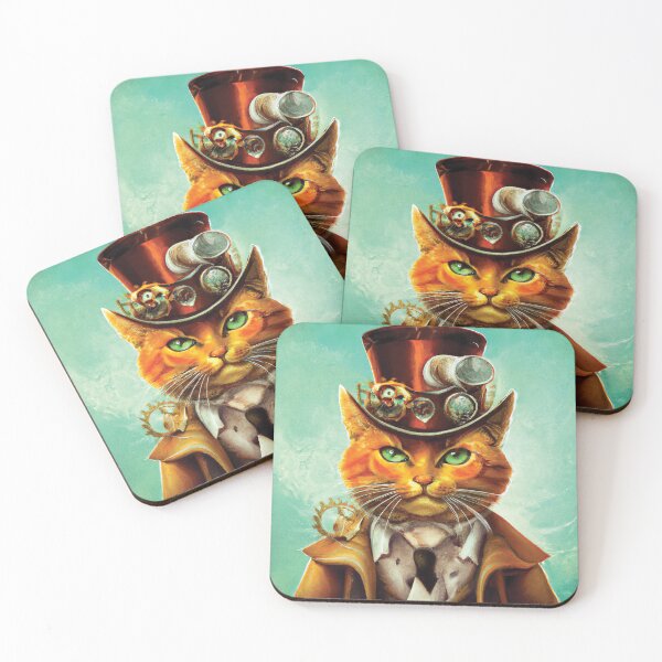 Item preview, Felix Furball the steampunk cat  designed and sold by ArtShedUK.