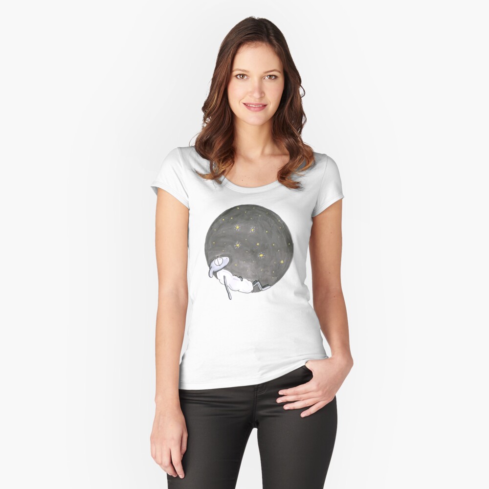 Item preview, Fitted Scoop T-Shirt designed and sold by IsabellaSchaf.