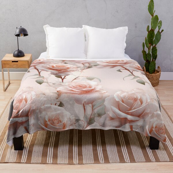 Item preview, Light pink roses arranged in a pattern give a feeling of relaxation and romance. designed and sold by AnuStudios.