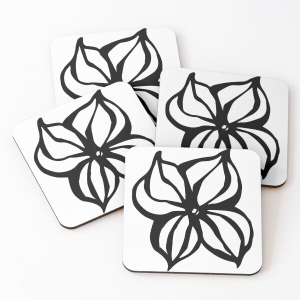 Item preview, Abstract Lines Botanical Seedpod Garden Plant Black White Hand Drawn Seed Minimal Modern designed and sold by dashaporoshina.