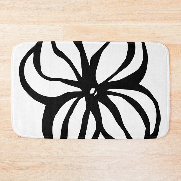 Item preview, Abstract Lines Botanical Seedpod Garden Plant Black White Hand Drawn Seed Minimal Modern designed and sold by dashaporoshina.