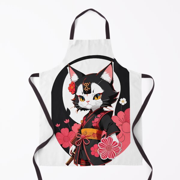 Item preview, Paws and Petals - Samurai Cat designed and sold by Mechanical-Artt.