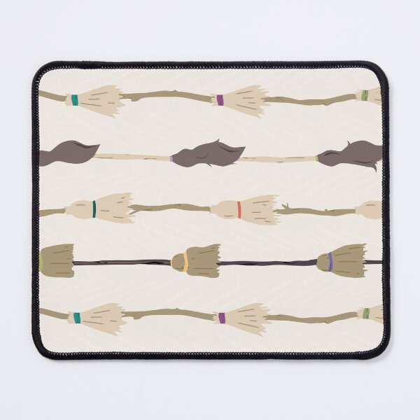 Item preview, Witches Flight Stripe - escoba raya sobre fondo claro designed and sold by EvalilyBoutique.