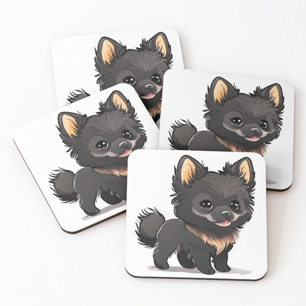 Item preview, Cute Dogs, schipperke Room Decor, Set of Art Prints, Puppies Art, Art Prints designed and sold by ArchieDid.