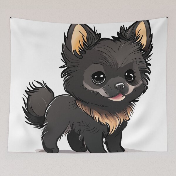 Item preview, Cute Dogs, schipperke Room Decor, Set of Art Prints, Puppies Art, Art Prints designed and sold by ArchieDid.