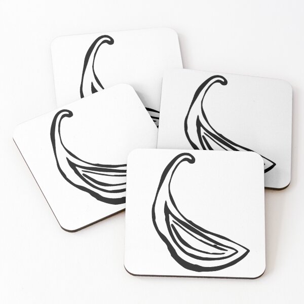 Item preview, Abstract Lines Botanical Seedpod Garden Plant Black White Hand Drawn Seed Minimal Modern designed and sold by dashaporoshina.