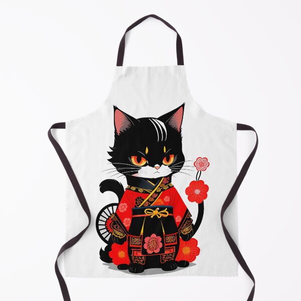 Item preview, Feline Flower Affair Samurai Cat designed and sold by Mechanical-Artt.
