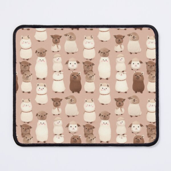 Item preview, Kawaii Lama Pattern Tan Pattern designed and sold by Theo-B.