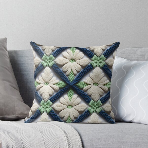 Item preview, Faux Floral Knitting Pattern designed and sold by candlewithhare.