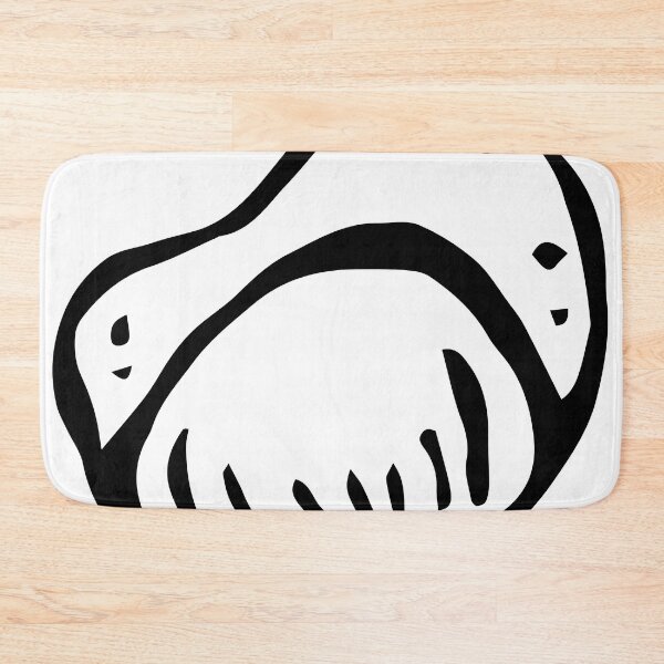 Item preview, Abstract Lines Botanical Seedpod Garden Plant Black White Hand Drawn Seed Minimal Modern designed and sold by dashaporoshina.