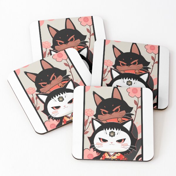 Item preview, Whiskered Garden Tales of Two Samurai Cats designed and sold by Mechanical-Artt.