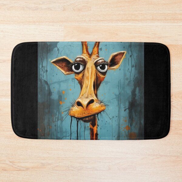 Item preview, بالعربي مثل فلاحي فلسطيني مضحك لويش البعزكة- Arabic Comic Funny Slang Words Pop Art AI Generated Giraffe designed and sold by FUNqoosh.
