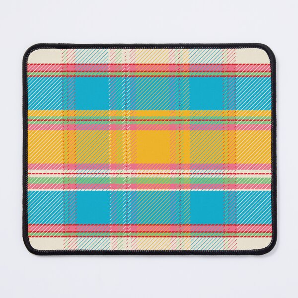 Item preview, Kids Fantasia Tartan Yellow Blue designed and sold by Claudia S. Design.