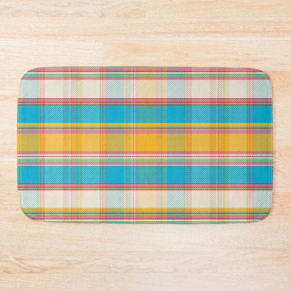 Item preview, Kids Fantasia Tartan Yellow Blue designed and sold by Claudia S. Design.