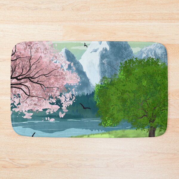 Item preview, Spring Mountain Scene designed and sold by designs-by-ann.