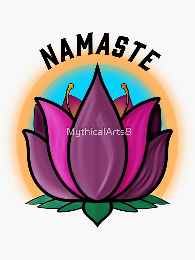 Sticker Yoga-lotus 