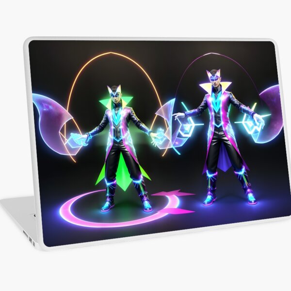 Item preview, Futuristic Superhero: The Radiant Guardian of Flowing Energy designed and sold by myabstractart _RB.
