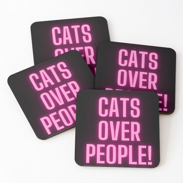 Item preview, Cats Over People Neon slogan designed and sold by Neon Noise.