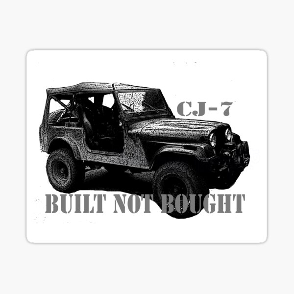 Item preview, CJ-7 BUILT NOT BOUGHT designed and sold by jonzdesigns.