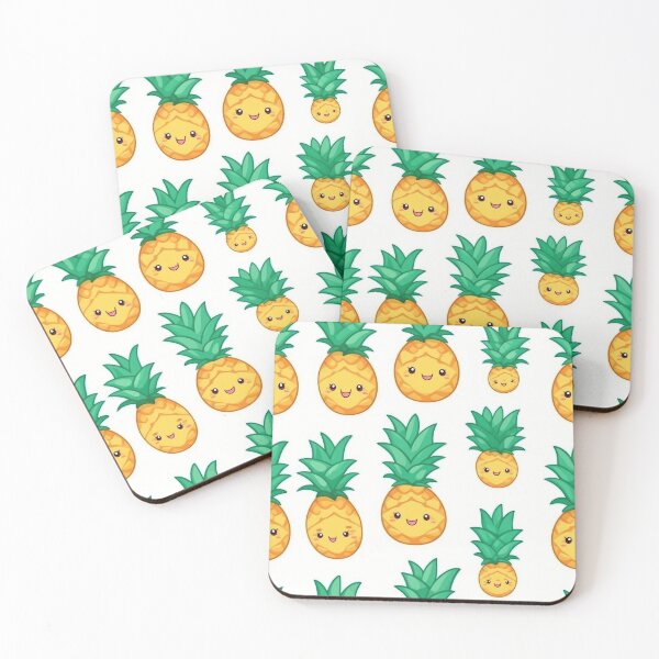 Item preview, Simless cute cartoon pineapple petten 02 digital paper designed and sold by moois007.