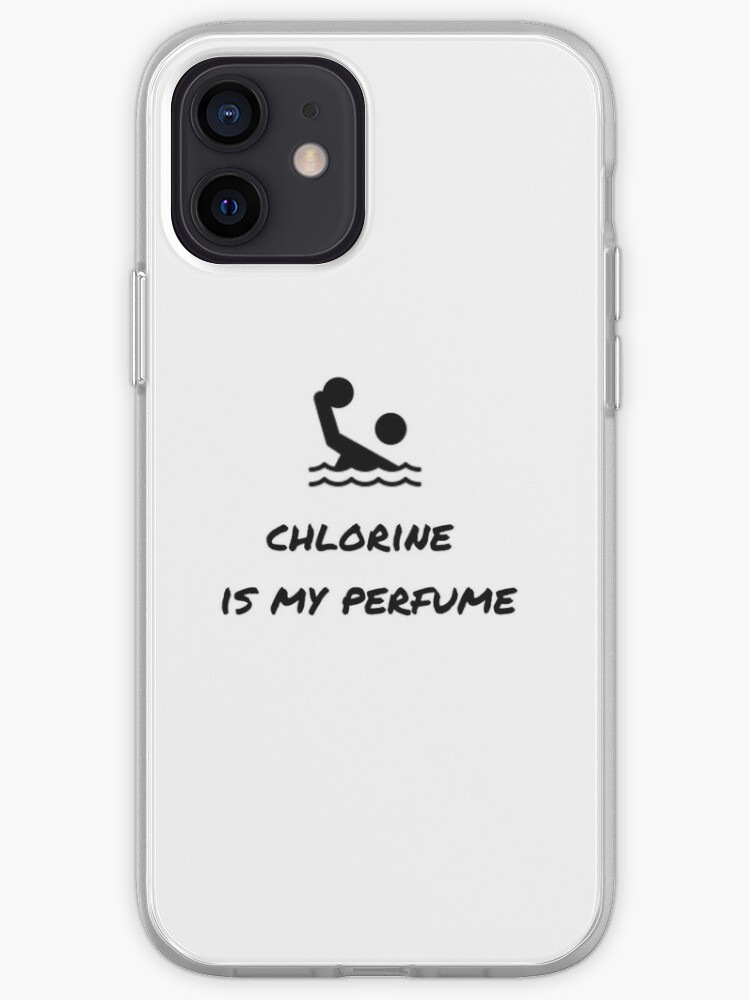 Garganta Artístico dormir Funda de iPhone «El cloro es mi perfume - Camiseta de polo acuático» de  Watersolution | Redbubble