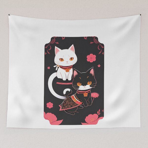 Item preview, Whiskered Warriors - Samurai Cat designed and sold by Mechanical-Artt.