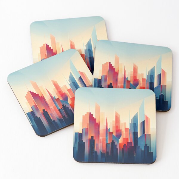 Item preview, Geometric Skyscrapers designed and sold by Jord740.