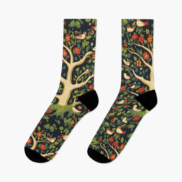 Item preview, County Hook’s Fall Harvest Apple Orchard—Autumn Design, Underneath The Apple Tree. Seamless Pattern designed and sold by ignasirus.