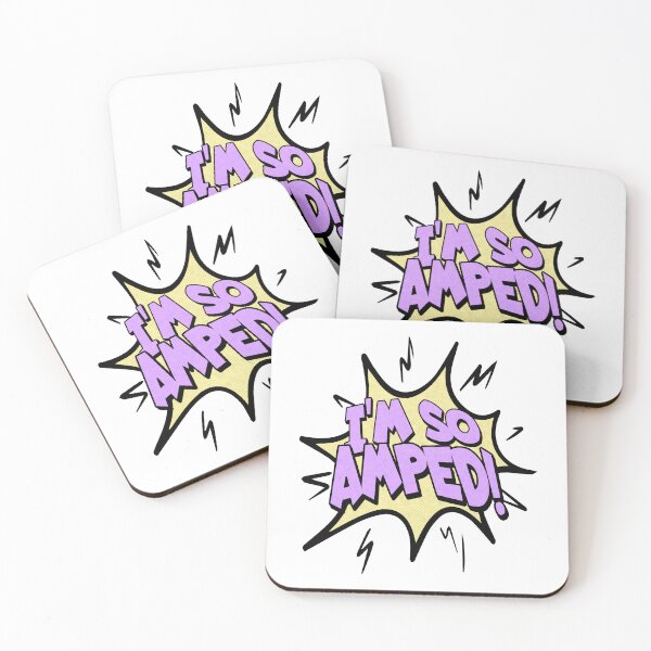 Item preview, I Am So Amped - Show Your Enthusiasm | Comic art pop designed and sold by pixdesigns.