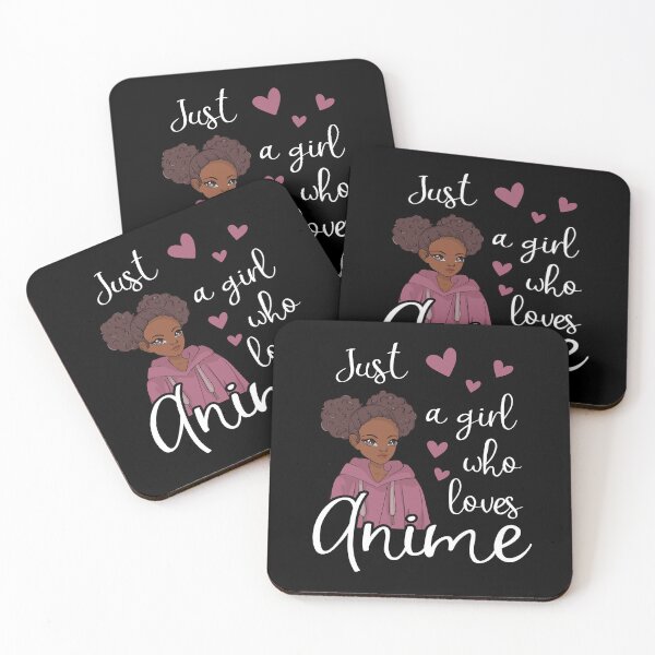 Aperçu de l'œuvre Juste une fille qui aime l'anime afro-américain créée et vendue par gogo-jr.