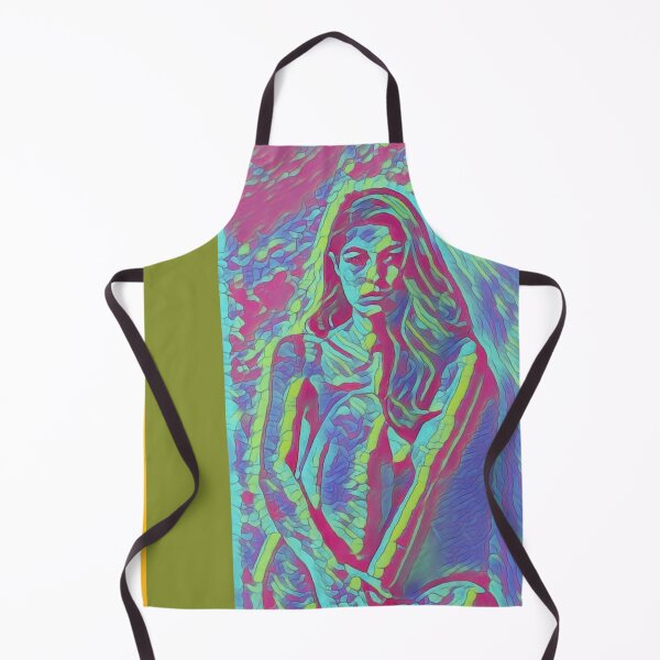 Item preview, Semi-abstract digital painting of female nude model designed and sold by pulchritude560.