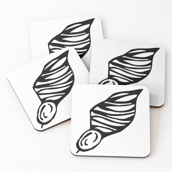 Item preview, Abstract Lines Botanical Seedpod Garden Plant Black White Hand Drawn Seed Minimal Modern designed and sold by dashaporoshina.