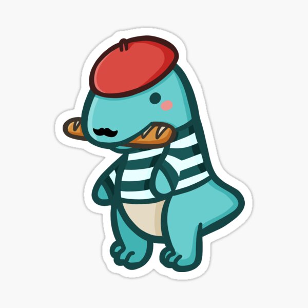 Cute Kawaii Dinosaur Stickers Journal, Diary Stickers, T-Rex Stickers