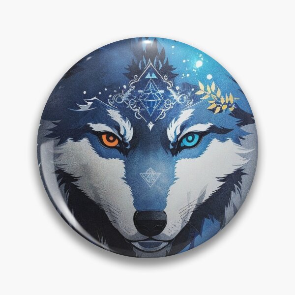 Item preview, blue wolf designed and sold by HAMDY-art.