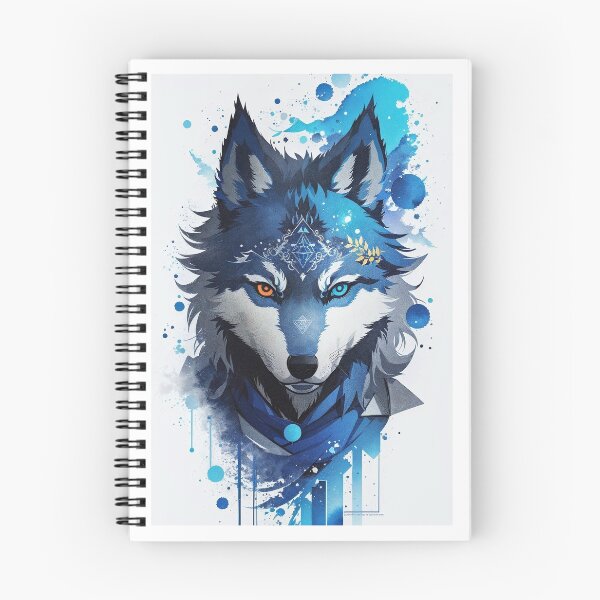 Item preview, blue wolf designed and sold by HAMDY-art.