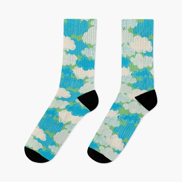 Item preview,  Kids Fantasia Clouds Texture Green Blue designed and sold by Claudia S. Design.