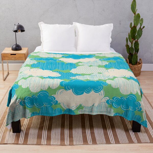 Item preview,  Kids Fantasia Clouds Texture Green Blue designed and sold by Claudia S. Design.