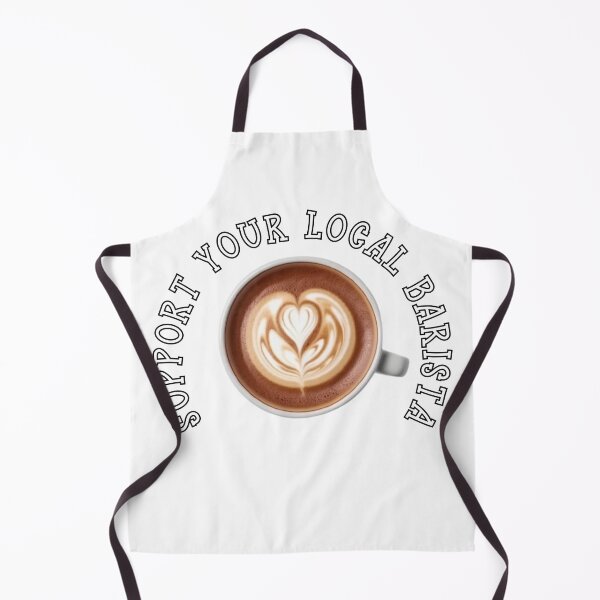 Aperçu de l'œuvre SUPPORT YOUR LOCAL BARISTA créée et vendue par Tee Studio.