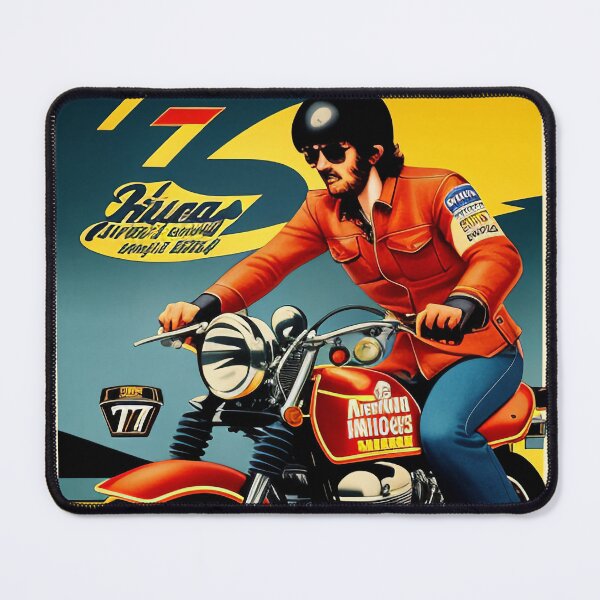 Item preview, Vintage motorcycle advertisement designed and sold by Goodyzaa.
