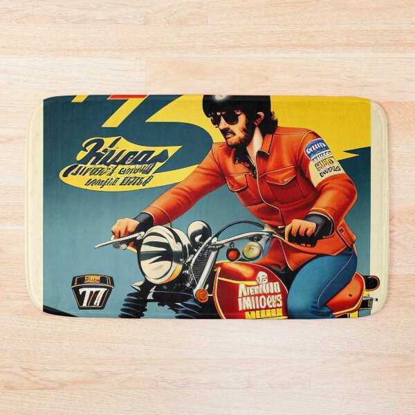 Item preview, Vintage motorcycle advertisement designed and sold by Goodyzaa.