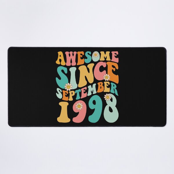 Item preview, Awesome Since September 1998 | Made In 1998 | Retro Groovy Birthday designed and sold by Christina-grich.