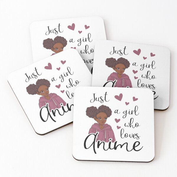 Aperçu de l'œuvre Juste une fille qui aime l'anime afro-américain créée et vendue par gogo-jr.