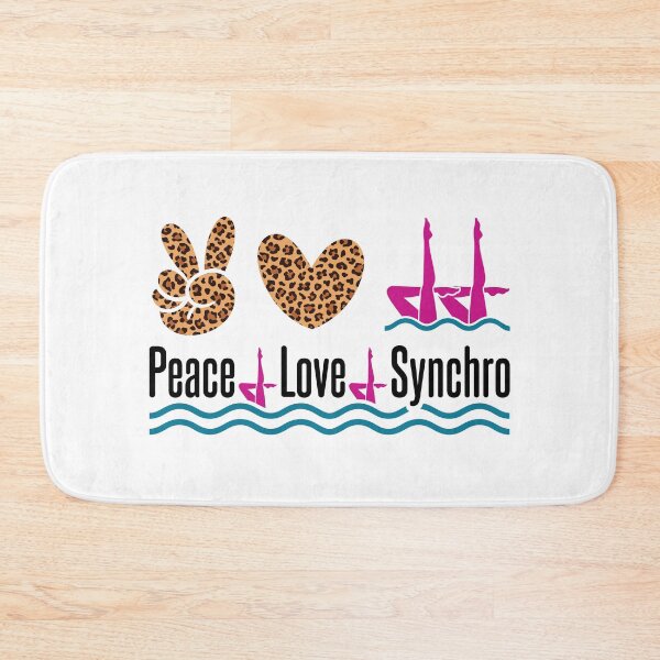 Item preview, Peace Love Synchro Artistic Synchronized Swimming designed and sold by jaygo.