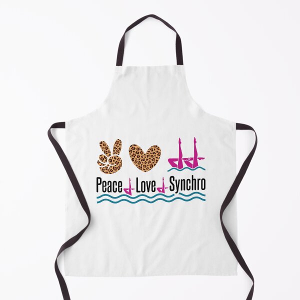 Item preview, Peace Love Synchro Artistic Synchronized Swimming designed and sold by jaygo.