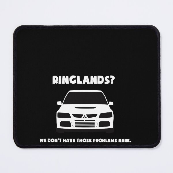 Item preview, _Ringlands We Dont Have Those Problems Here_ Mitsubishi Evo Gag Design  Tee designed and sold by junior-norton.