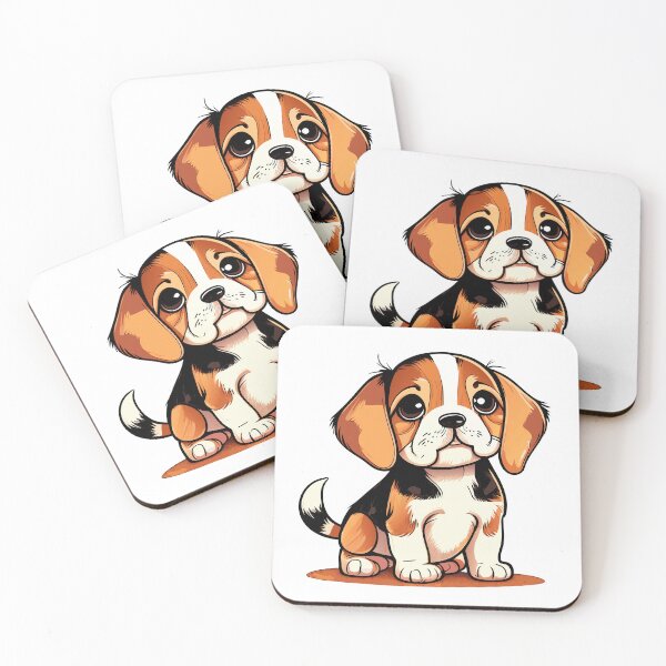Item preview, Cute Dogs, Beagle, Room Decor, Set of Art Prints, Puppies Art, Art Prints, designed and sold by ArchieDid.