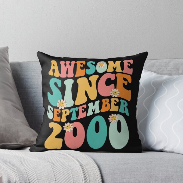 Item preview, Awesome Since September 2000 | Made In 2000 | Retro Groovy Birthday designed and sold by Christina-grich.
